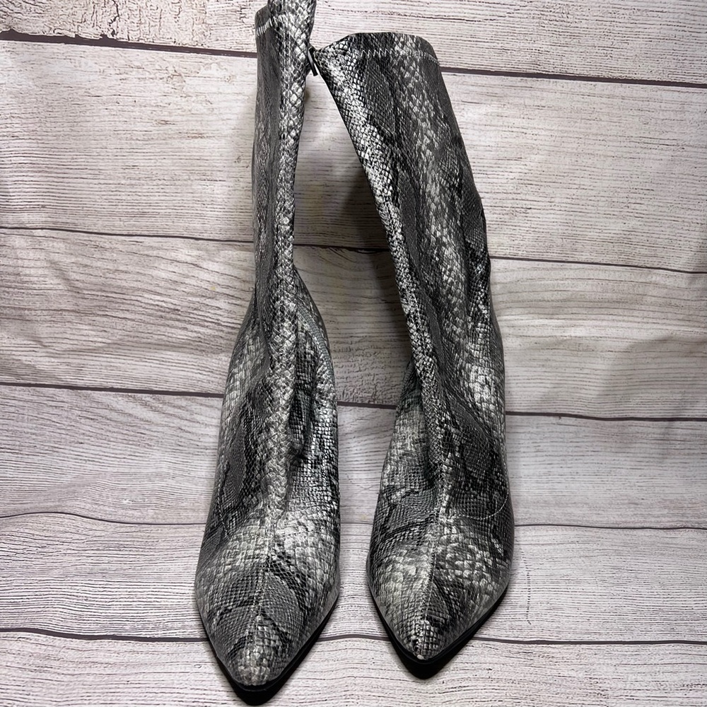 Snakeskin Booties - Picture 4 of 5